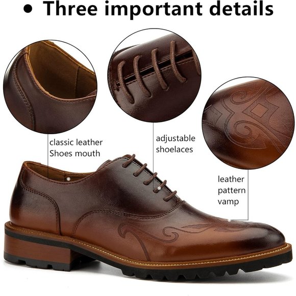 Men\'s Oxfords Luxury Business Casual Shoes Men\'s Lace-up Fashion Shoes main image 4